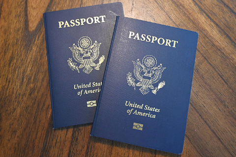 Two United States of America Passports